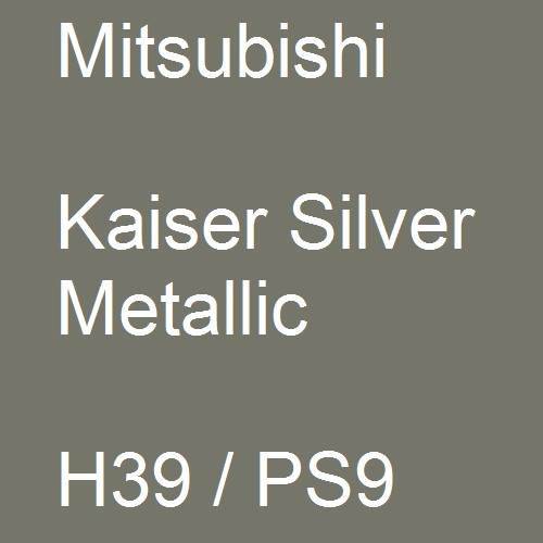 Mitsubishi, Kaiser Silver Metallic, H39 / PS9.